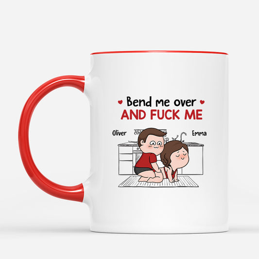 6963MUS2 bend me over mug funny personalized gifts for couples 6963MKQAG