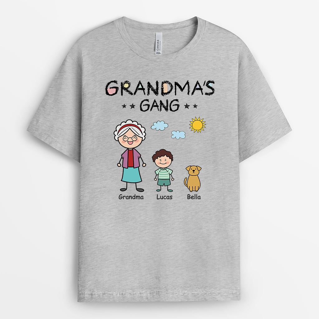 6967AUS2 grandpa shirts with grandkids names custom gifts for grandpa grandma 6967A3T5B