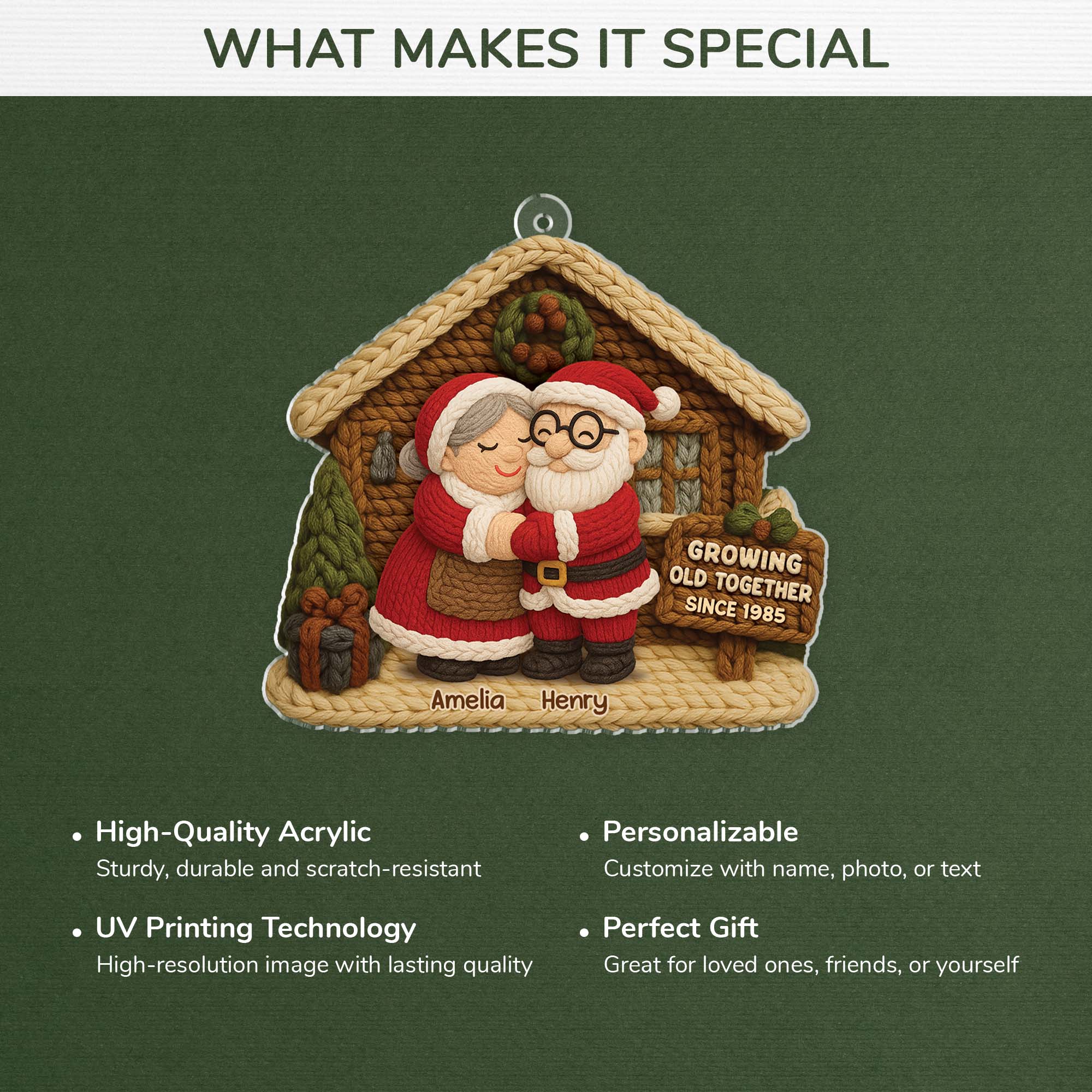 6973OUS4 3d printing effect acrylic santa and mrs claus ornament_ custom christmas gift for couples 6973OTVTG