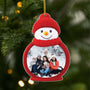 6995OUS1 acrylic snowman christmas ornaments with photo custom family gifts 6995OTT5I