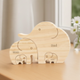 7005QUS2 wooden elephant family puzzle_ personalized gift for family 7005Q0V3I