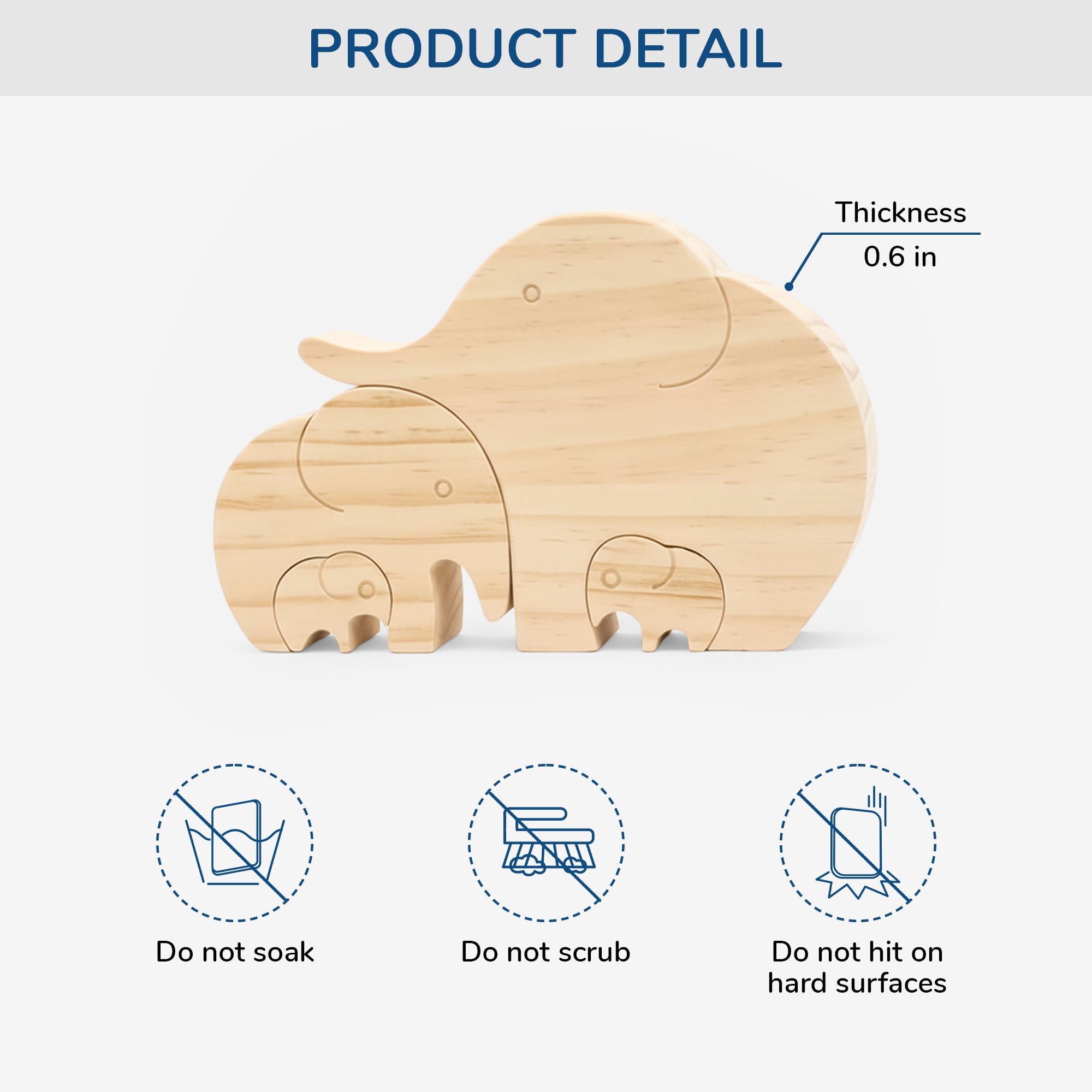 7005QUS3 wooden elephant family puzzle_ personalized gift for family 7005Q0V3I_72a8c865 e514 4170 aff5 5aa81b5a7578