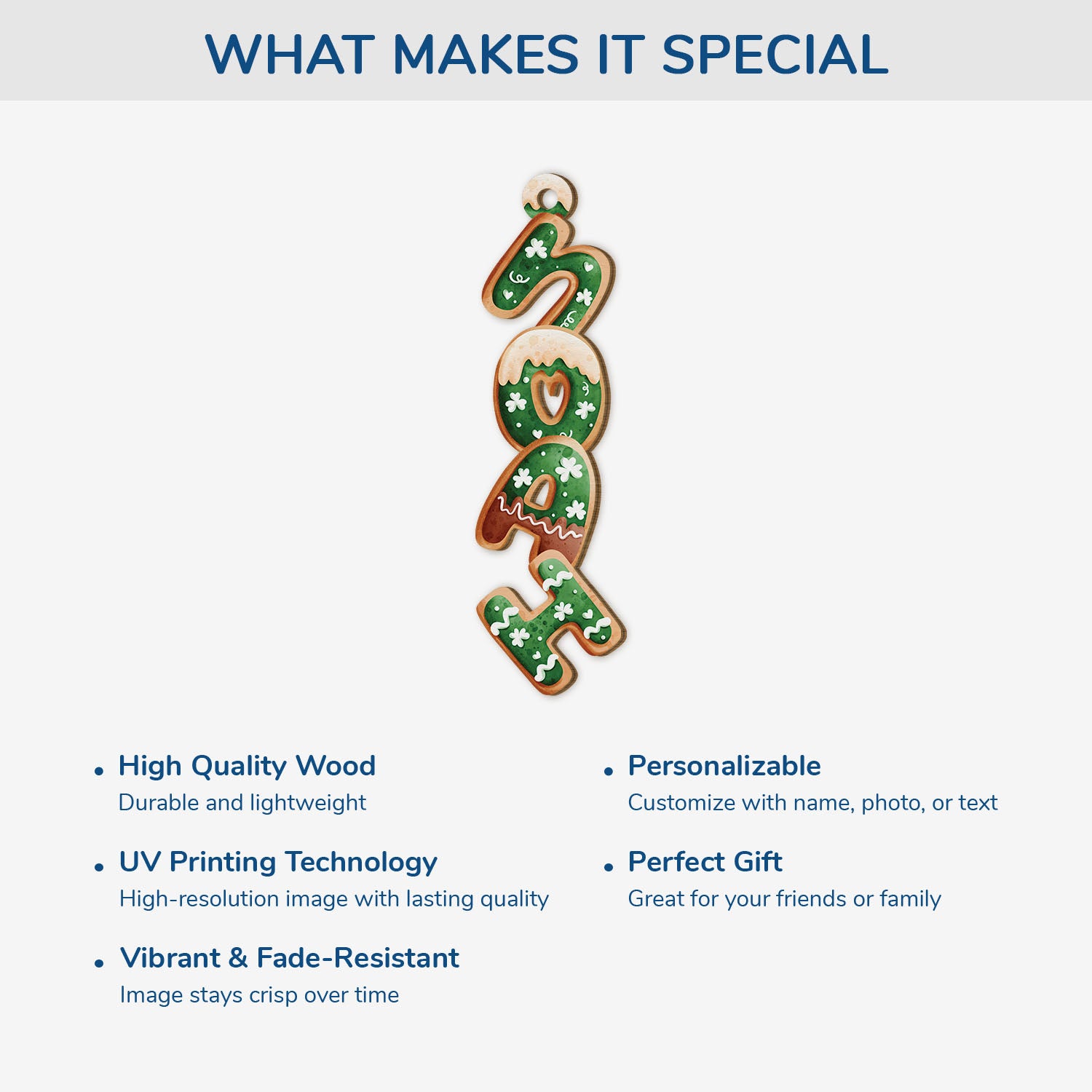 7011OUS4 1 layered wooden letter ornaments custom gifts for christmas 7011OKV5A