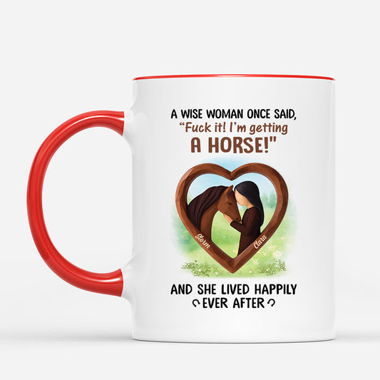 7016MUS2 a wise woman once said_ t shirt personalized gifts for horse lover 7016MKZ5U