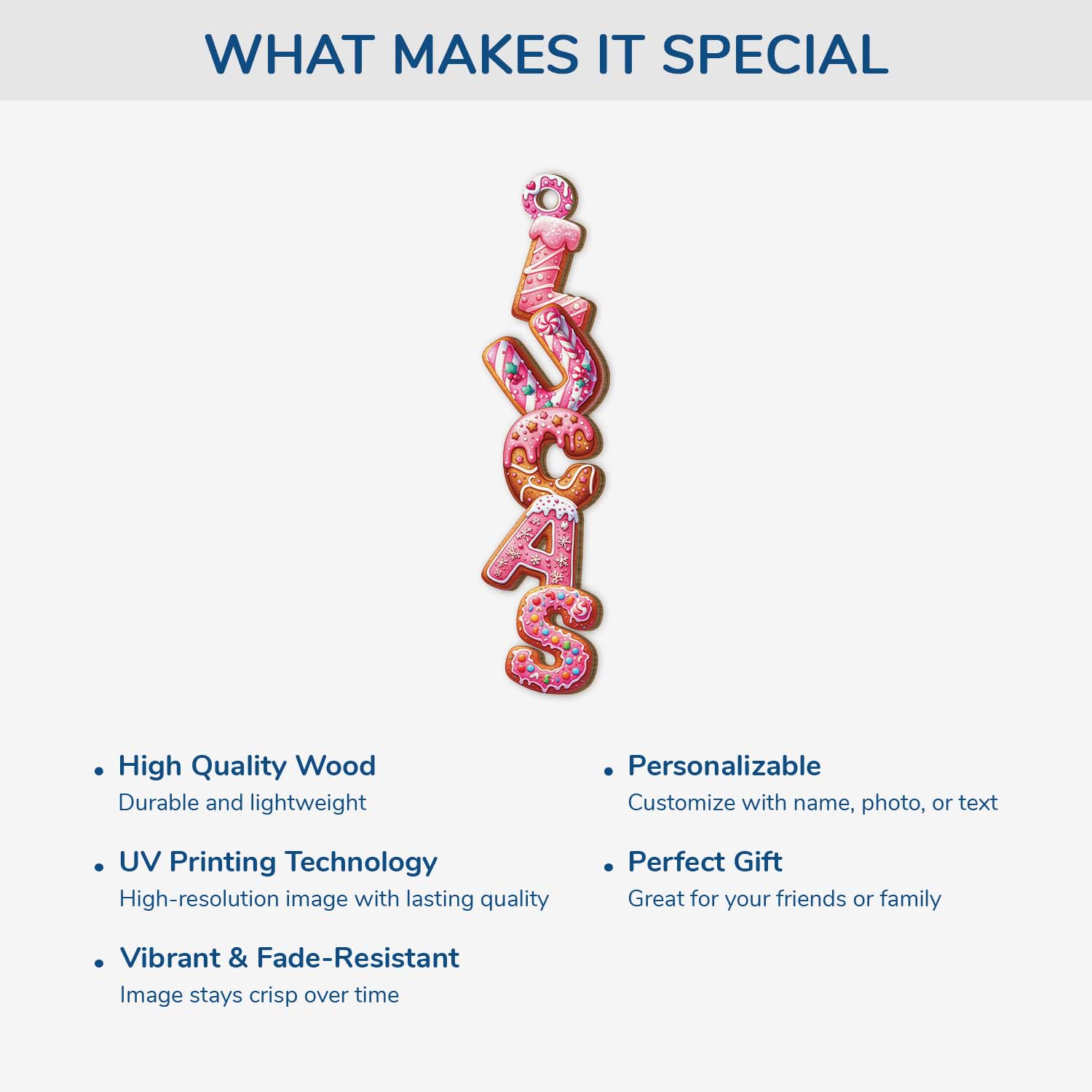 7020OUS4 1 layered wooden cookie letter ornaments personalized gifts for christmas 7020O6L5A