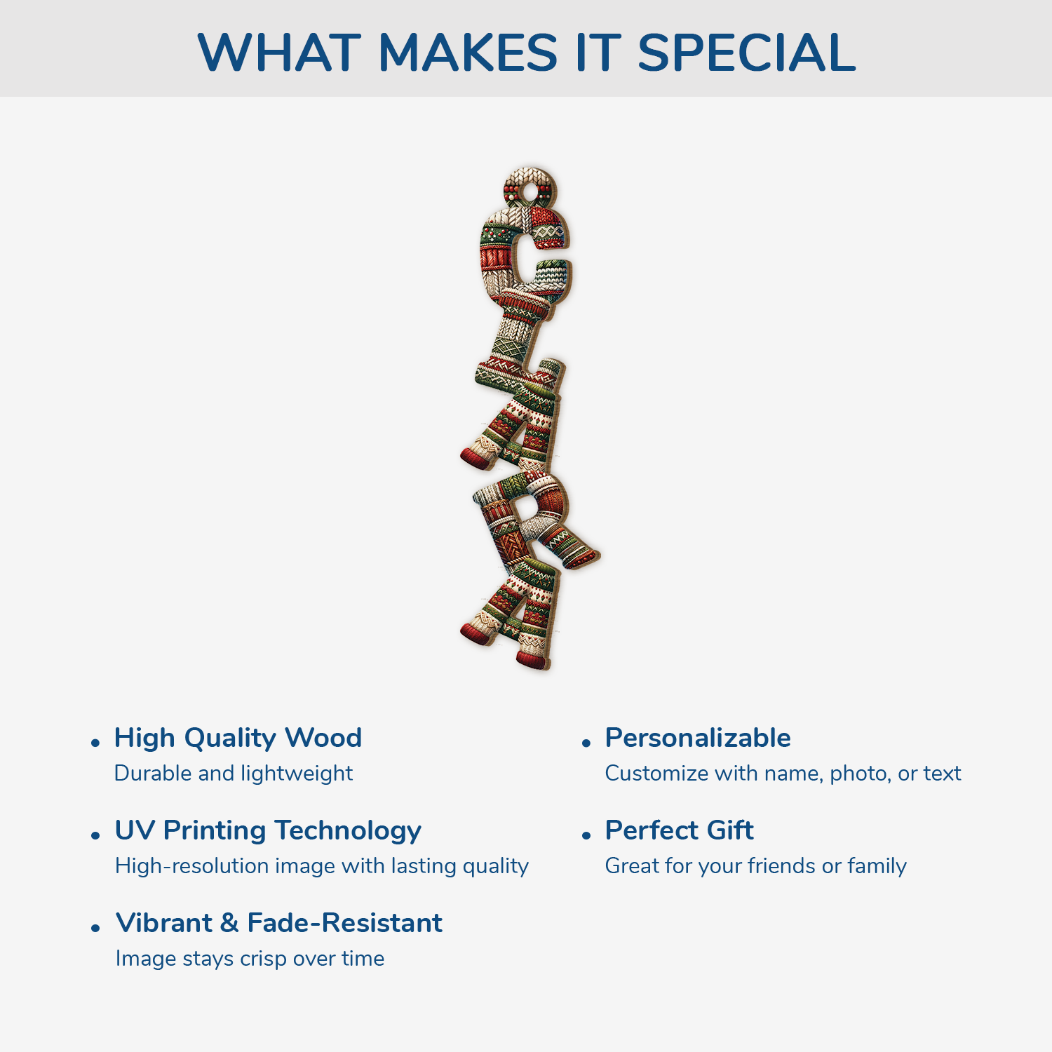 7023OUS3 1 layered wooden knitted letter ornaments personalized gifts for christmas 7023O6T5A