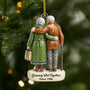 7026OUS1 3d printing effect personalized acrylic ornaments christmas gifts for old couples 7026O3T5G