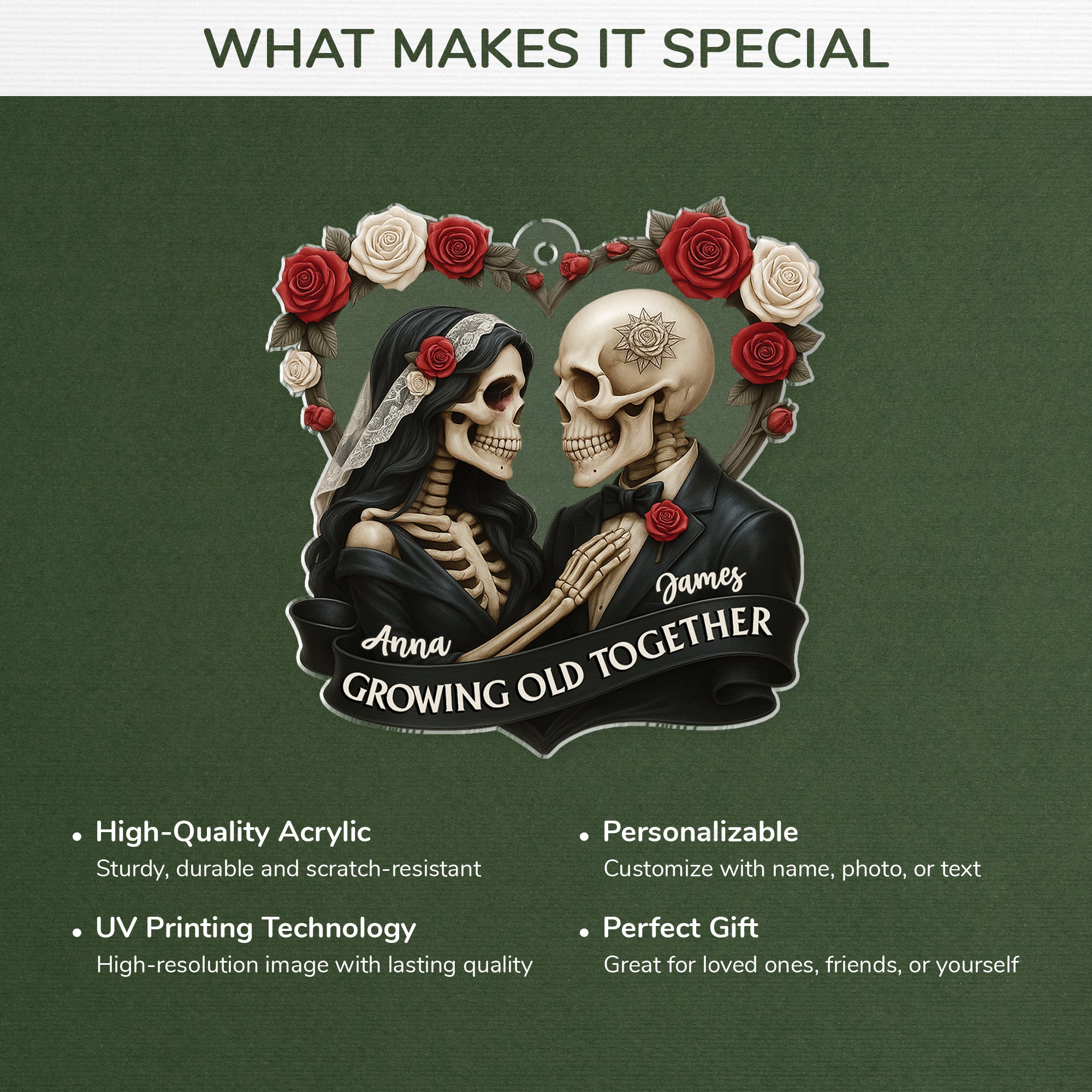 7027OUS1 3d printing effect acrylic skeleton ornaments custom christmas gifts for couples 7027O3L5G_4