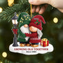 7028OUS2 3d printing effect acrylic christmas gnomes ornaments customized gifts for couples 7028OTV5G