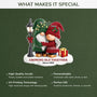 7028OUS4 3d printing effect acrylic christmas gnomes ornaments customized gifts for couples 7028OTV5G