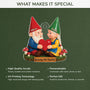 7032OUS4 3d printing effect acrylic gnome ornaments custom christmas gifts for a couple_ 7032O3Q5G