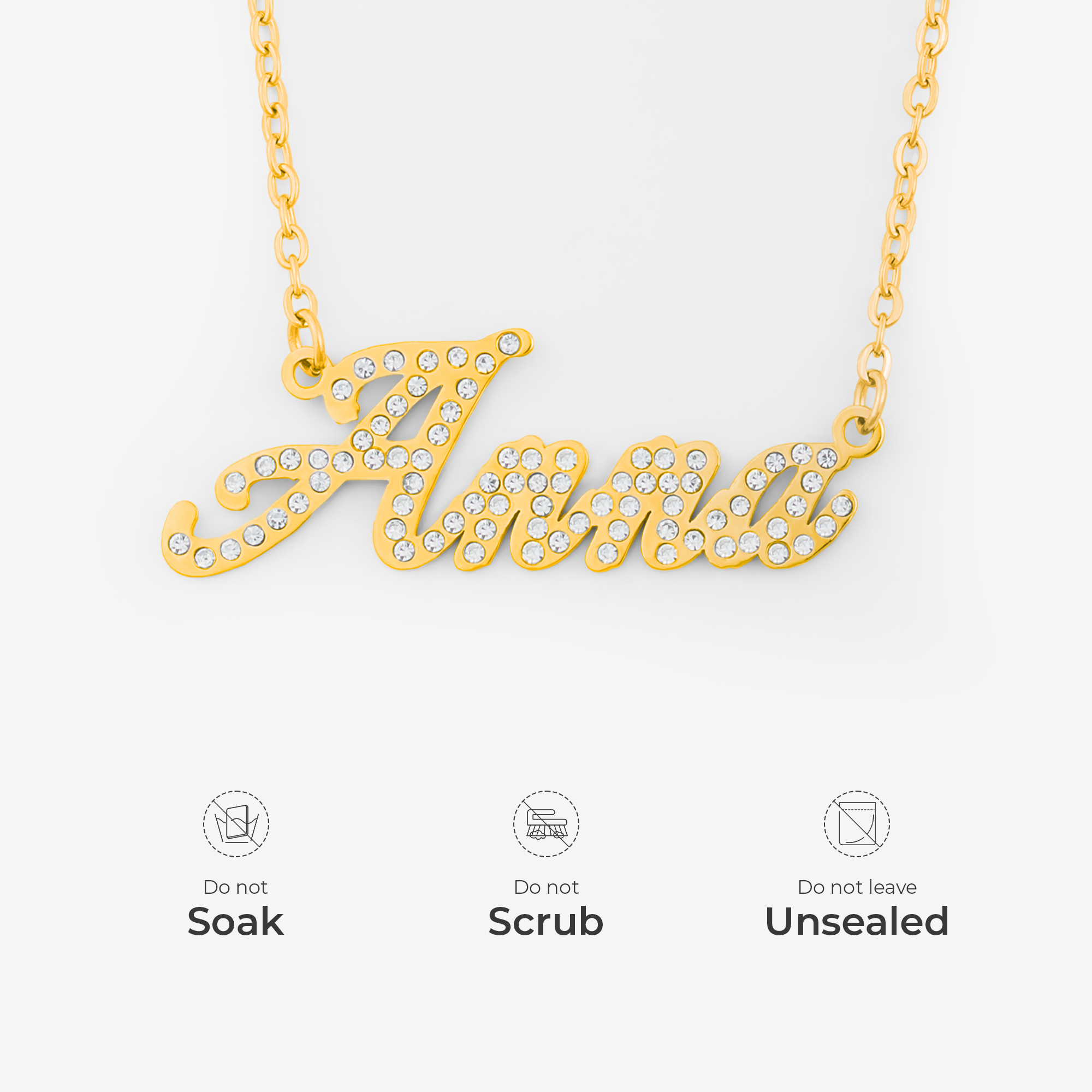 7037JUS4 custom sparkle name necklace personalized gifts for her him 7037J0V5A