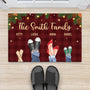 7038DUS2 personalized christmas doormat gift for a family with dog cat 7038D8PWI