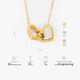 7039JUS3 interlocking heart necklace_ personalized gifts for her him 7039J0V5A