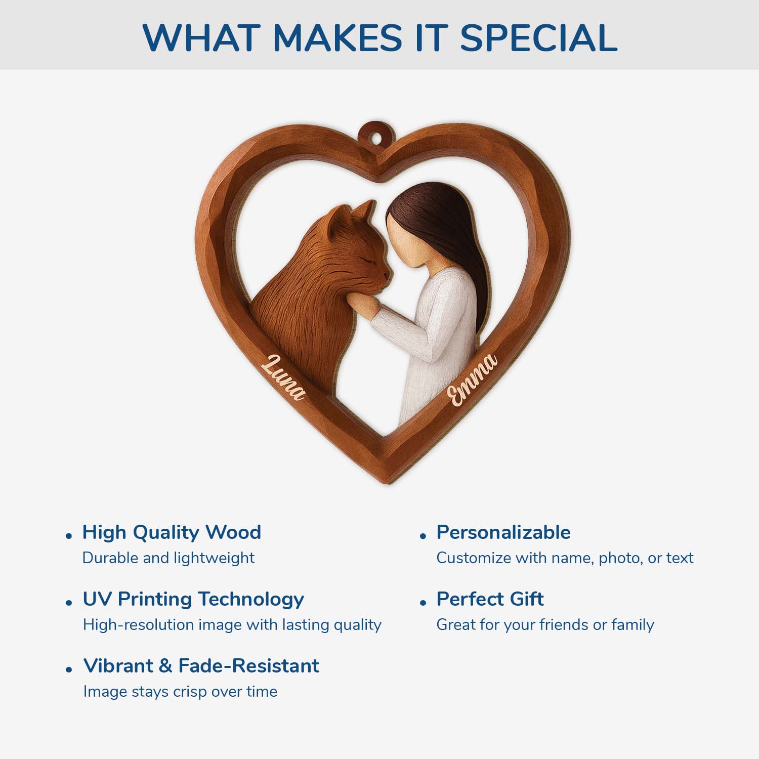 7046OUS4 custom 1 layered wood ornaments christmas gifts for cat lovers 7046O8T5D