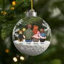 7053OUS1 3d printing effect acrylic family ornament with dog and cat_ custom christmas gifts 7053O8T5I