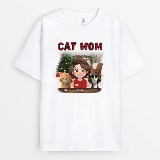 7056AUS1 personalized cat mom shirt_ christmas gifts for cat owners 7056AKZ5D