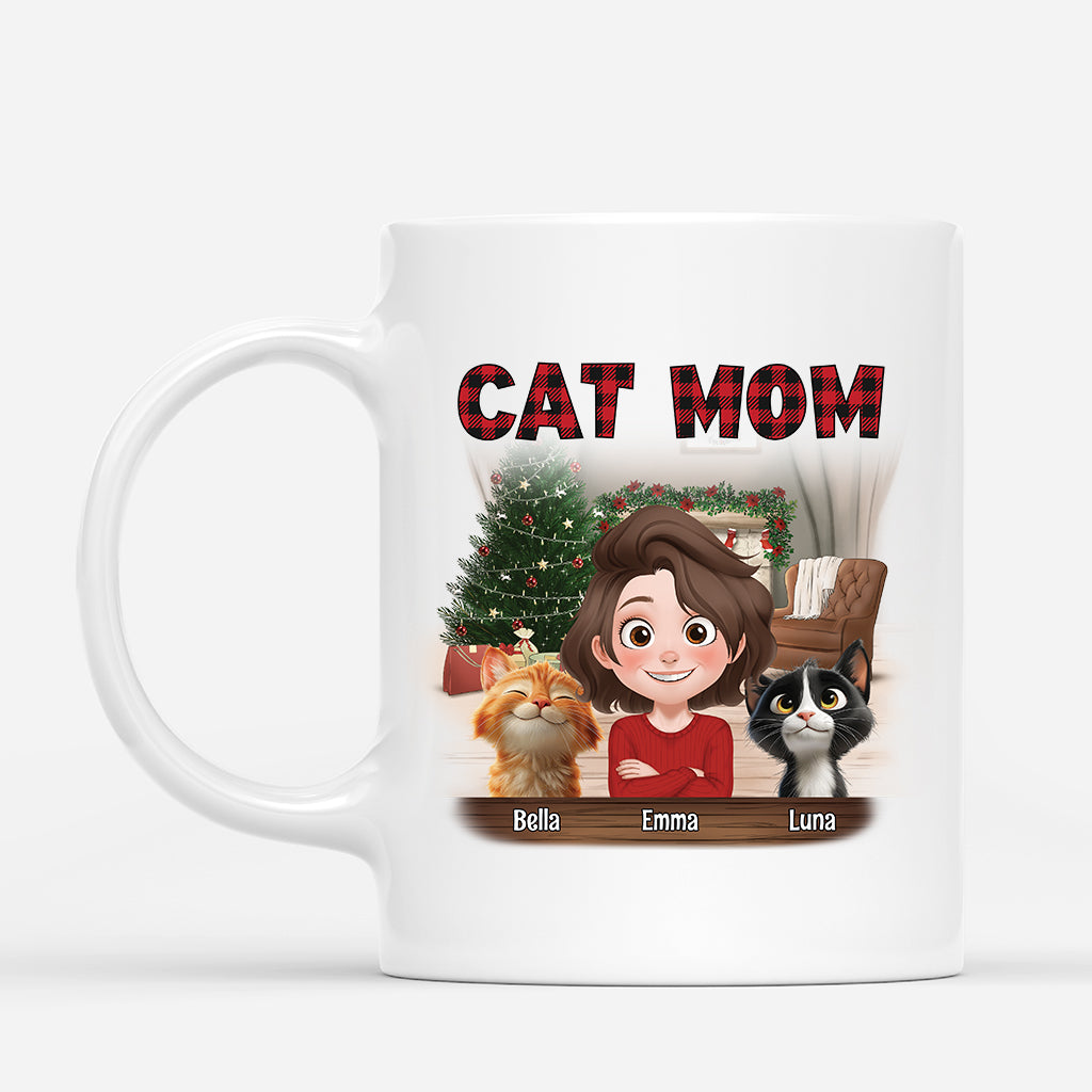 7056MUS1 personalized cat mom mug_ christmas gifts for cat owners 7056MKZ5D
