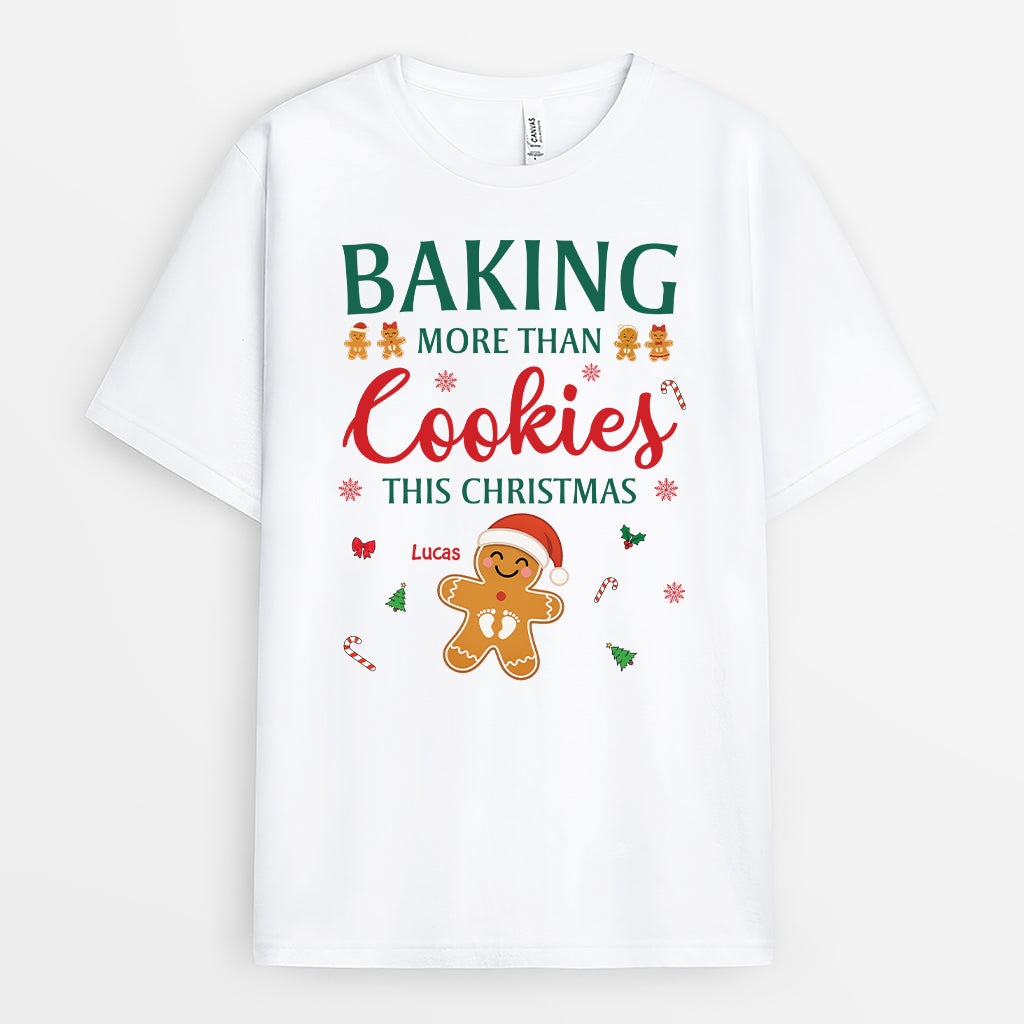 7064AUS1 baking more than cookies this christmas shirt personalized mom to be gifts 7064ATQCA
