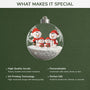 7079OUS4 snowman christmas ornaments acrylic custom gifts for family 7079OKV5I