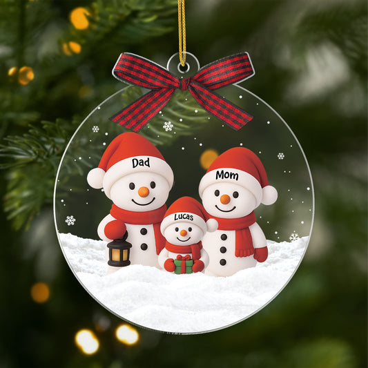 7080OUS1 acrylic snowman christmas ornaments custom gifts for family 7080OKV5I