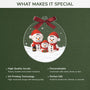 7080OUS4 acrylic snowman christmas ornaments custom gifts for family 7080OKV5I