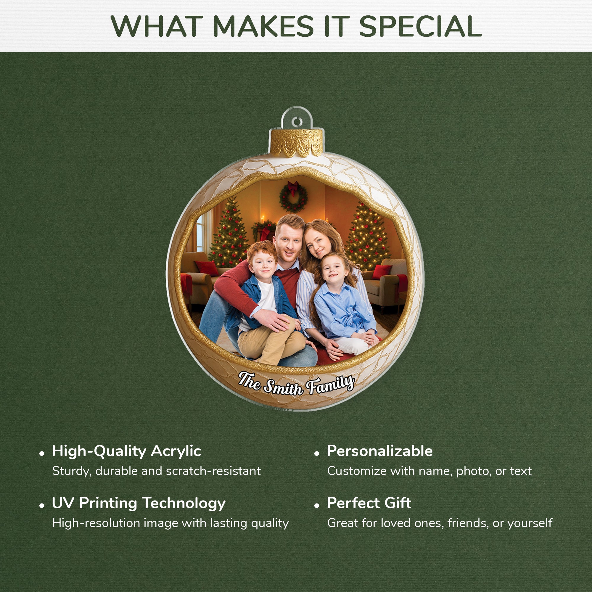 7087OUS4 3d printing effect acrylic photo christmas ornaments personalized family gifts 7087O3QCI