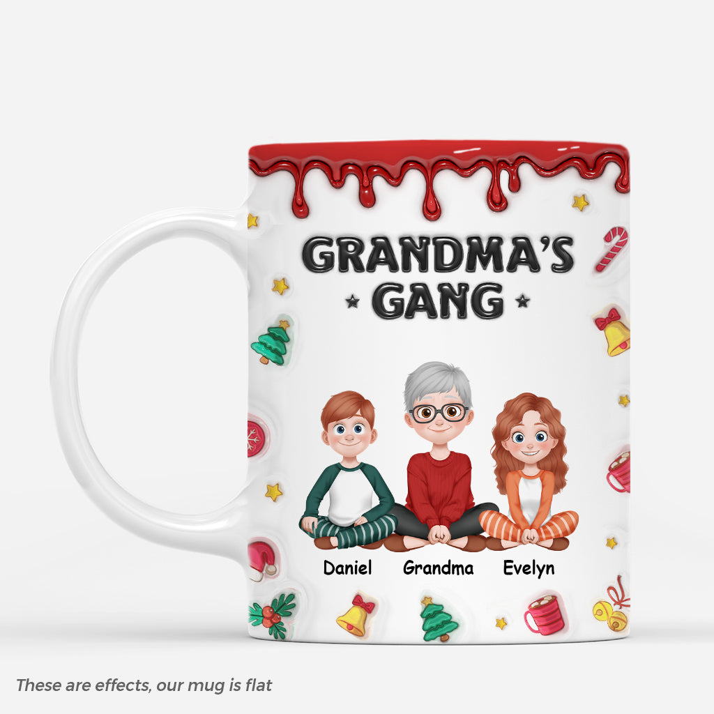 7088MUS1 3d printing effect personalized christmas coffee mugs gifts for mom and dad 7088M