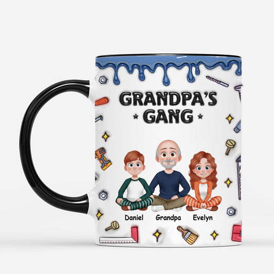 7088MUS2 3d printing effect personalized christmas coffee mugs gifts for mom and dad 7088M