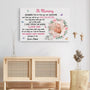 7098CUS3 custom photo canvas prints gifts from baby to mom_ dad 7098C8VAK