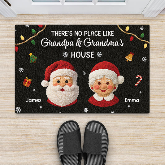 7099DUS1 3d printing effect personalized christmas doormat gifts for grandma and grandpa 7099D3LZI_2