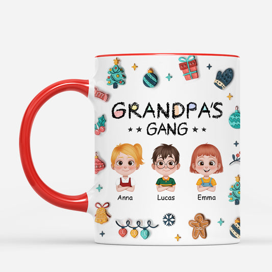 7107MUS2 3d printing effect christmas mugs with names custom gifts for for mom dad 7107MKTWA