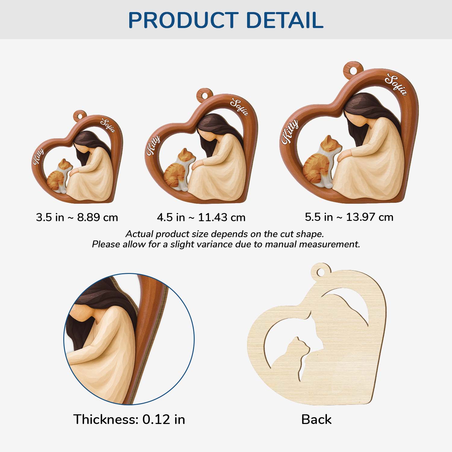 7110OUS3 3d printing effect 1 layered wood christmas ornaments custom gifts for cat lovers 7110O3V5D