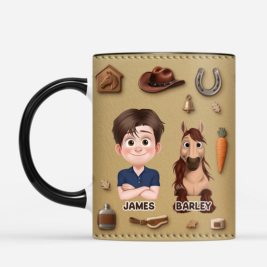 7111MUS2 3d printing effect mugs with horses_ personalized gifts for horse lovers 7111M6TZU