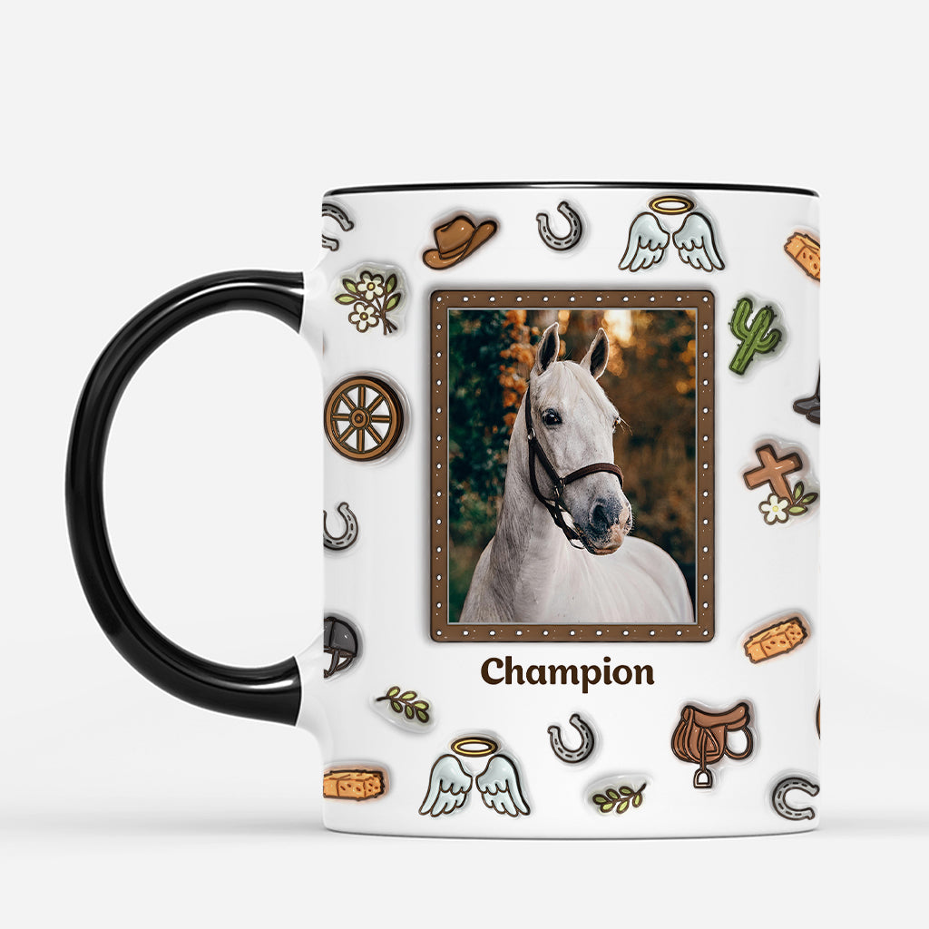 7117MUS2 3d printing effect angels dont always have wings mug custom horse memorial gifts 7117MKVWU