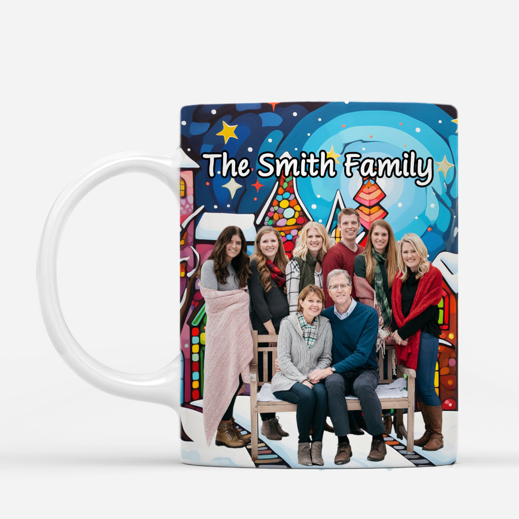7118MUS1 3d printing effect personalized photo mugs gifts for him her family 7118M
