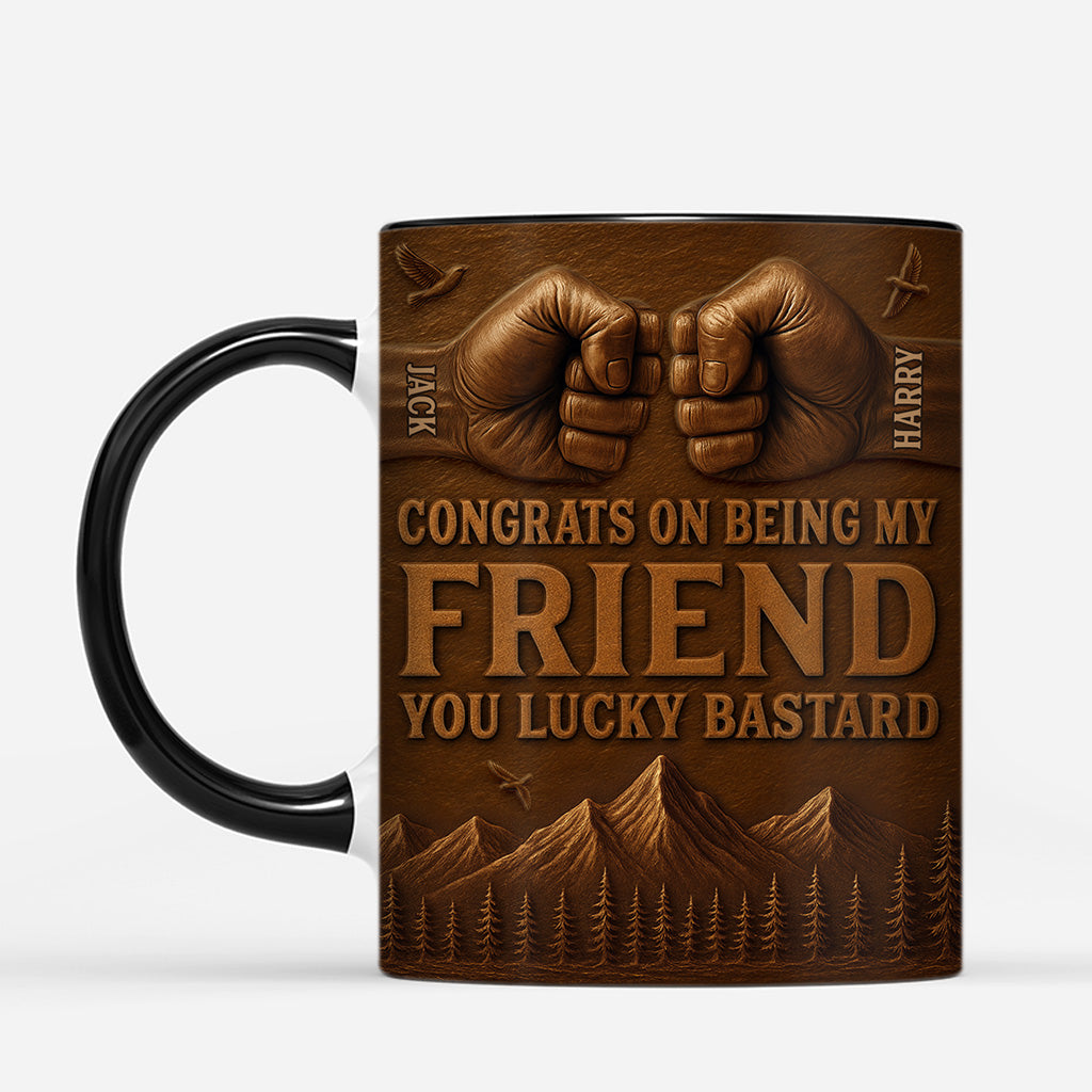 7121MUS2 3d printing effect congrats on being my brother_ mug custom gifts for brother sister 7121M8VME