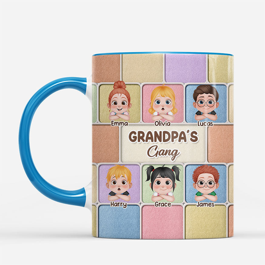 7124MUS2 3d printing effect personalized mugs with names gifts for grandma grandpa 7124MKVA
