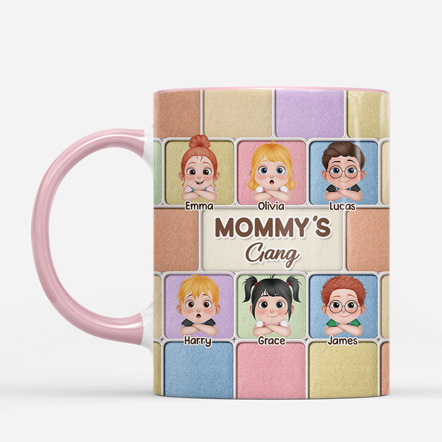 7124MUS2 3d printing effect personalized mugs with names gifts for mom dad 7124MKHTB