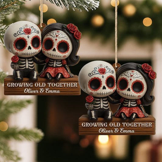 7125OUS2 3d printing effect 1 layered wooden growing old together ornament custom couples christmas gifts 7125O3VZG