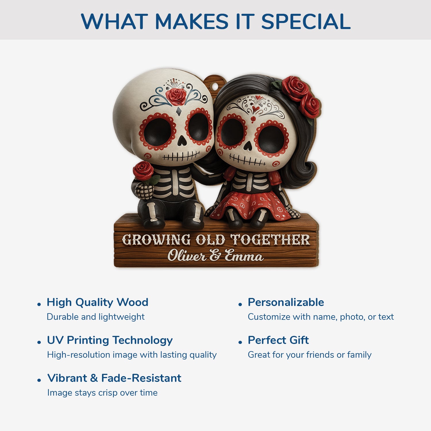 7125OUS4 3d printing effect 1 layered wooden growing old together ornament custom couples christmas gifts 7125O3VZG