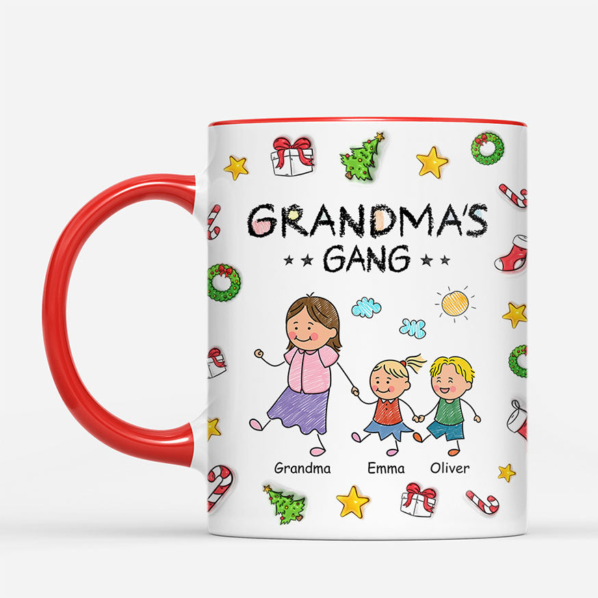 7133MUS2 3d printing effect grandpa gang mug custom christmas gifts for grandpa grandma 7133MKV5B