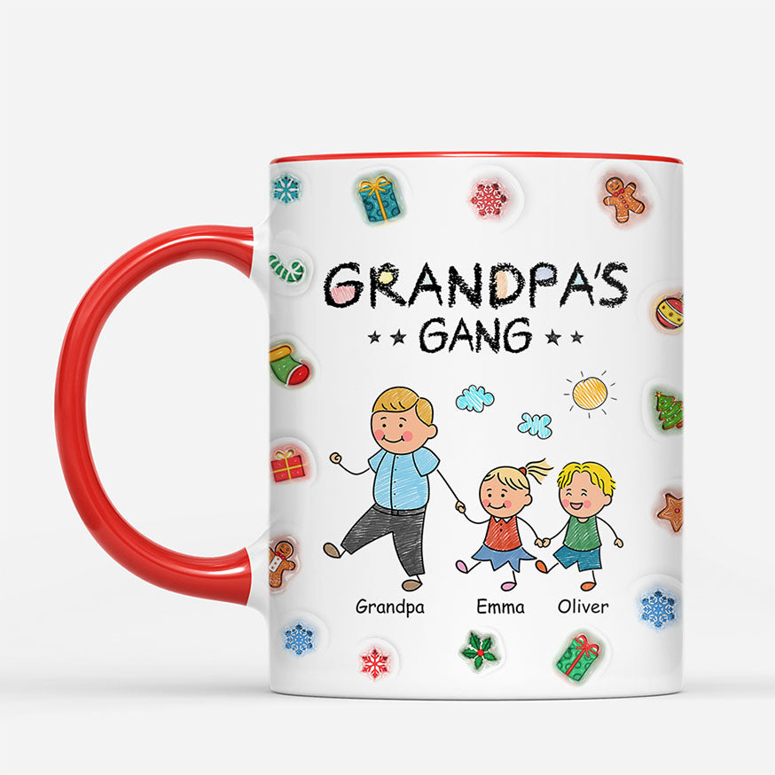 7134MUS2 3d printing effect grandma gang mug custom christmas gifts for grandma grandpa 7134MKV5A