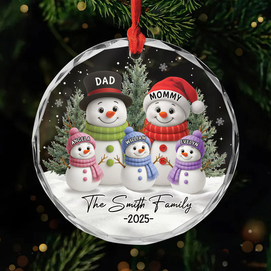 7141OUS1 acrylic snowman ornaments personalized family christmas gifts 7141O3PQI