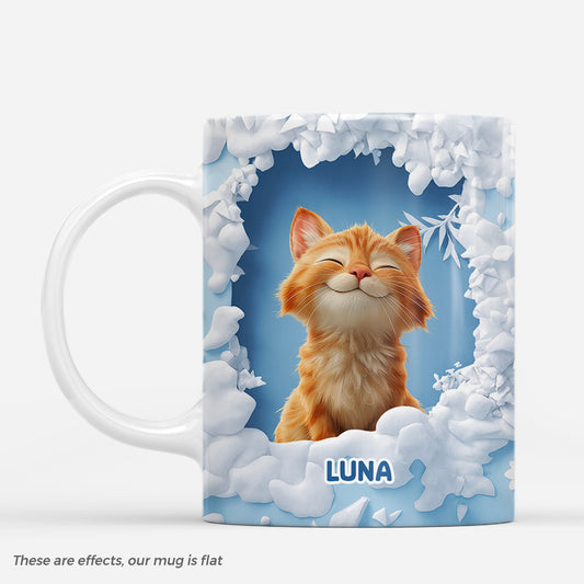 7149MUS1 3d printing effect custom cat mug gifts for cat owners 7149M8MZC