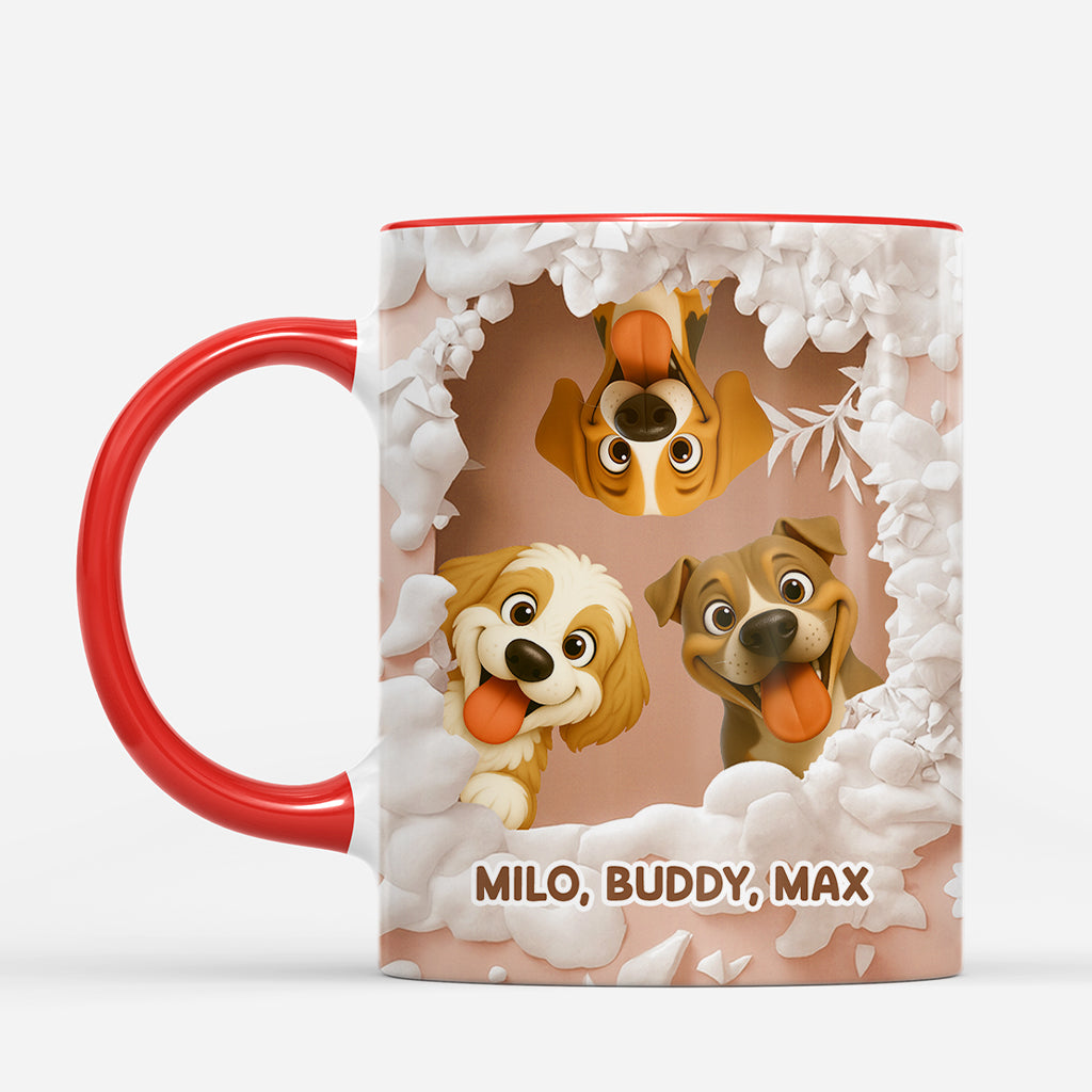 7149MUS2 3d printing effect custom dog mug gifts for dog owners 7149M8MZC