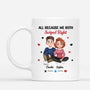 7151MUS1 all because we both swiped right mug personalized gifts for couples 7151MKQMG