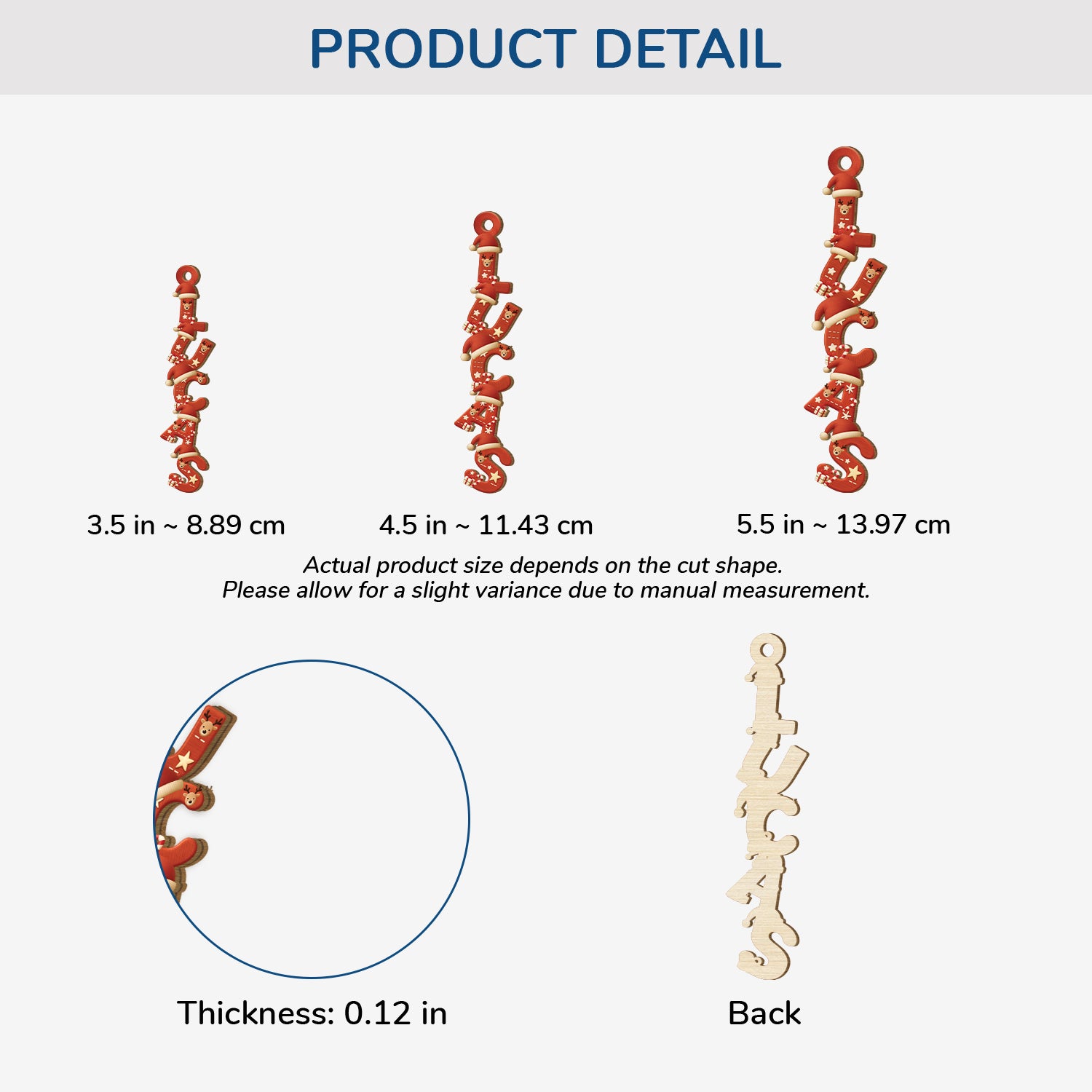 7155OUS1 3d printing effect 2 layered wooden name christmas ornaments custom gifts for him her 7155OTLNA_1