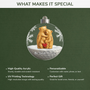 7158OUS4 3d printing effect acrylic bear family ornament personalized christmas gift 7158OTT5I