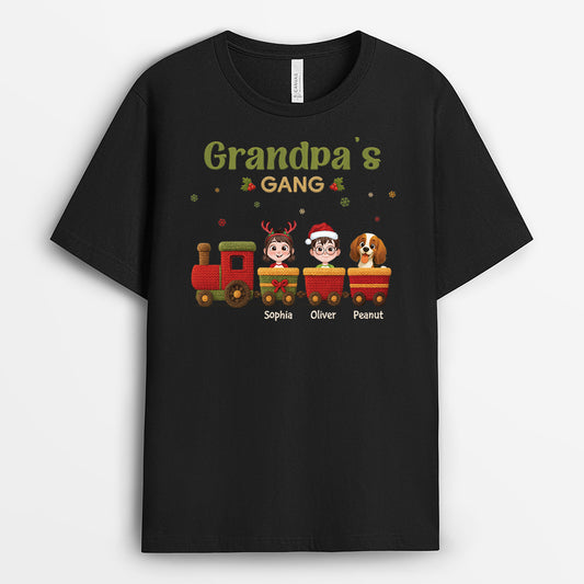 7193AUS1 personalized christmas tee shirts gifts for grandma grandpa 7193A6KZB